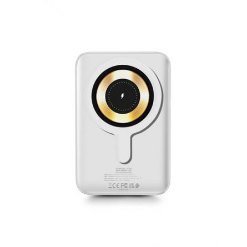 Urban Factory Mágneses powerbank vezeték nélküli 10K mAh krétafehér