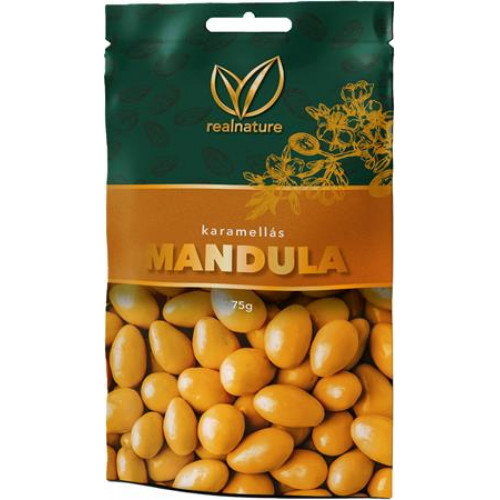 Real Nature Mandula 75g karamellás