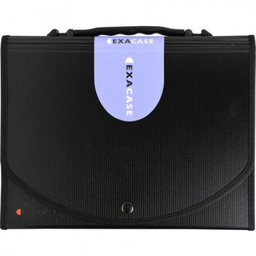 Exacompta Harmonikamappa A4 PP 13 rekeszes Exactive fekete