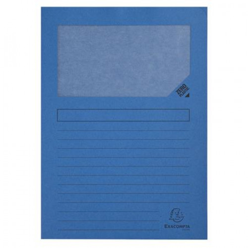 Exacompta Mappa ablakos karton Forever fényes kék