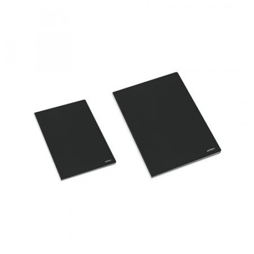 Ambar Füzet tűzött A5 sima 80lap Classic fekete