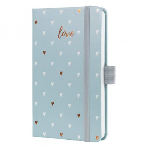 Sigel Naptár A6 heti 2026 kemény borító Jolie Grey love