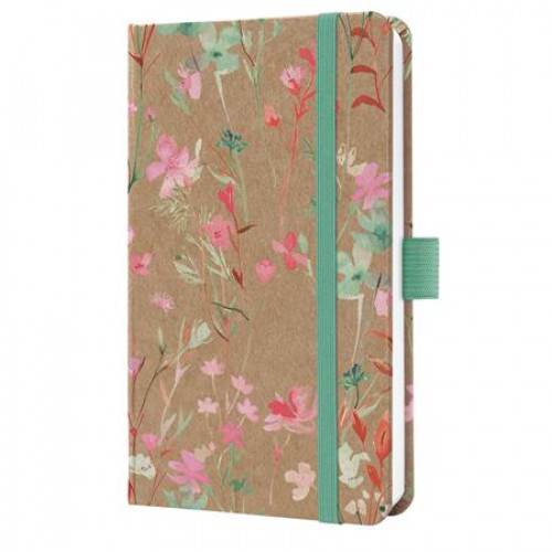 Sigel Naptár A6 heti 2026 kemény borító Jolie Green Floral Serenity