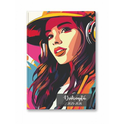 Toptimer Diáknaptár 2025/2026 tanév B6 heti Girl