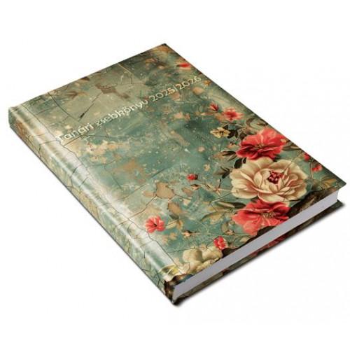 Realsystem Tanári zsebkönyv 2025/2026 tanév A5 heti vintage