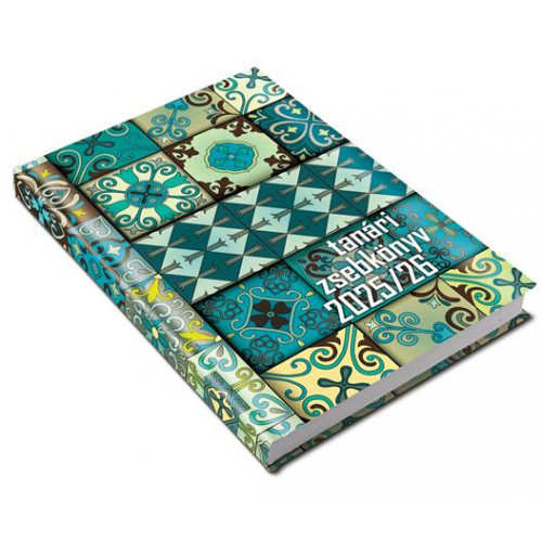 Realsystem Tanári zsebkönyv 2025/2026 tanév A5 heti mozaik