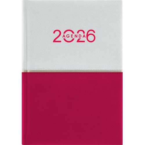 Dayliner Naptár tervező B6 heti Contrast fehér-piros (2026)