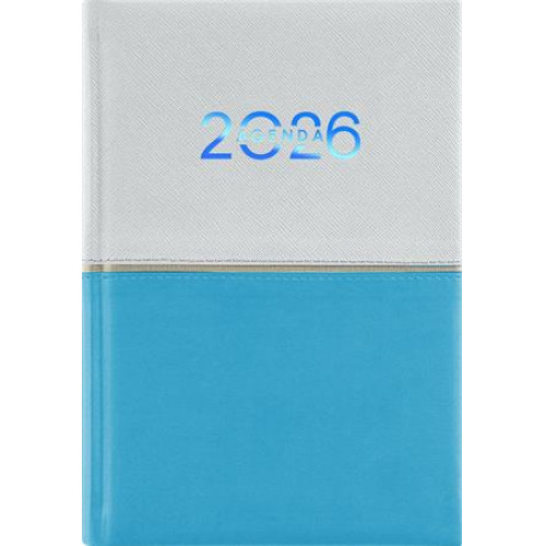 Dayliner Naptár tervező B6 heti Contrast fehér-világoskék (2026)