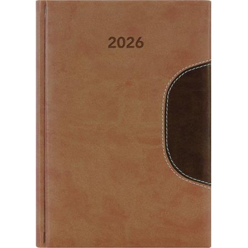 Dayliner Naptár tervező B5 heti Memphis barna-csokoládé (2026)