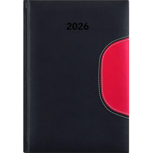 Dayliner Naptár tervező B5 heti Memphis fekete-piros (2026)