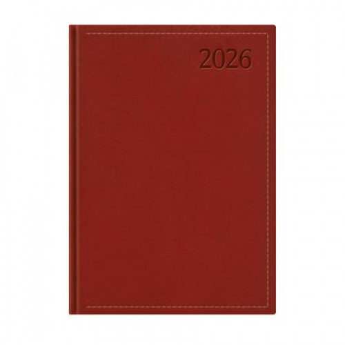 Toptimer Naptár tervező A4 heti Traditional bordó (2026)