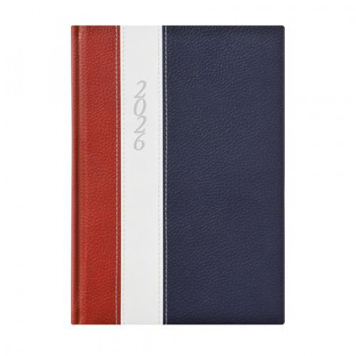 Toptimer Naptár tervező B5 heti Fashion bordó-fehér-kék (2026)