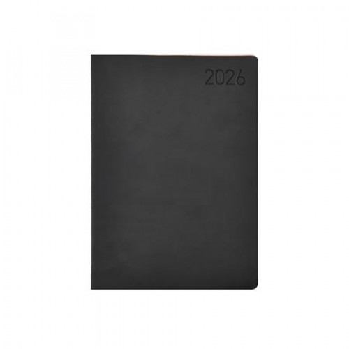 Toptimer Naptár tervező B6 heti Madeira fekete-bordó (2026)