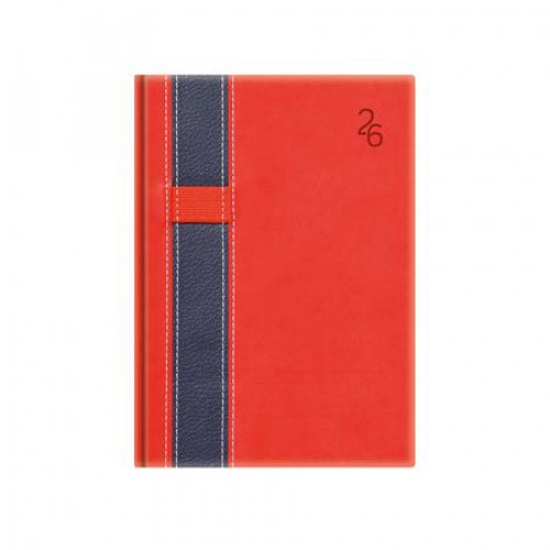 Toptimer Naptár tervező B6 heti Vario piros-kék (2026)