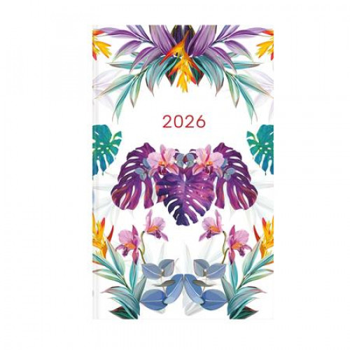 Toptimer Naptár tervező A5 heti keskeny Joy pálma (2026)