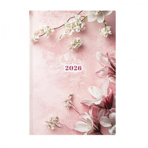 Toptimer Naptár tervező A5 napi Joy fátyolvirág (2026)