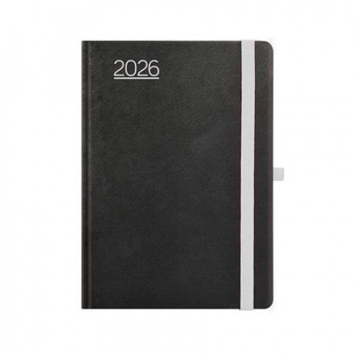 Toptimer Naptár tervező A5 napi Nero fekete-szürke (2026)