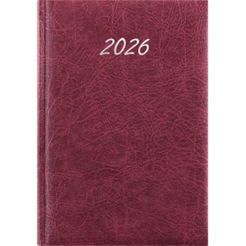 Dayliner Naptár tervező A5 napi Rebel bordó (2026)