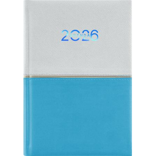 Dayliner Naptár tervező A5 napi Contrast fehér-világoskék (2026)