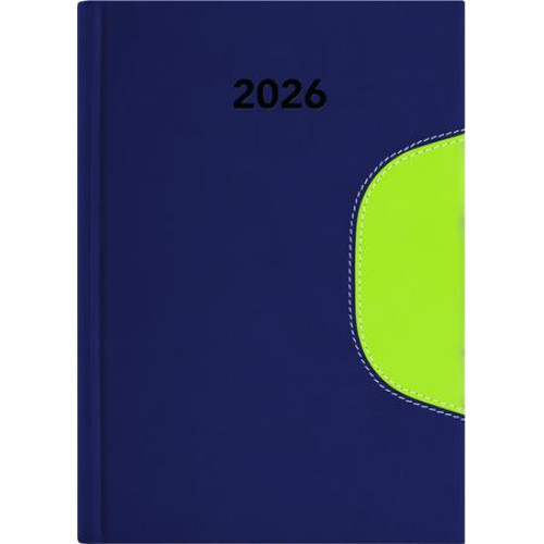 Dayliner Naptár tervező A5 napi Memphis kék-zöld (2026)