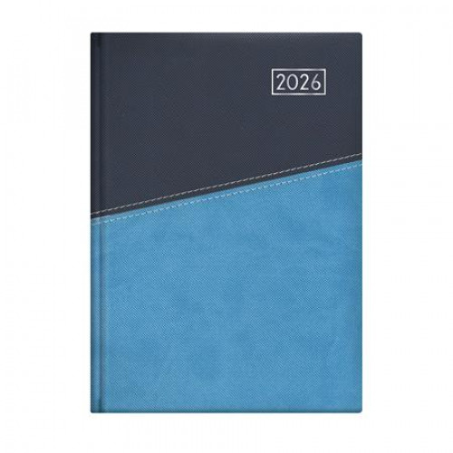 Toptimer Naptár tervező A5 napi Duplex kék-világoskék (2026)