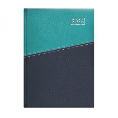 Toptimer Naptár tervező A5 napi Duplex türkiz-kék (2026)