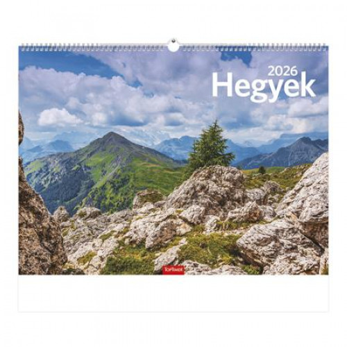 Toptimer Naptár fali Hegyek (2026)