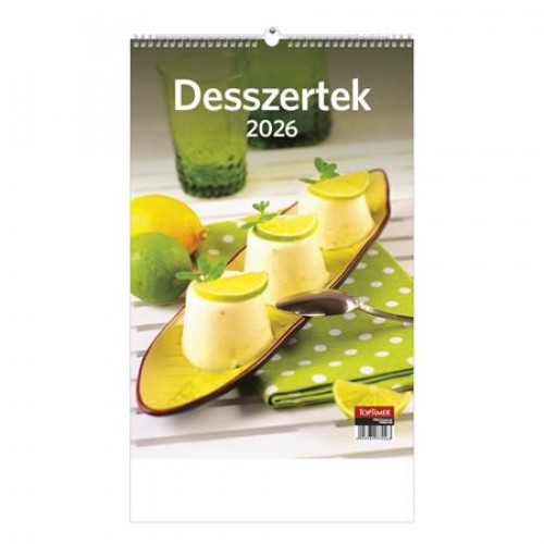 Toptimer Naptár fali Desszertek (2026)