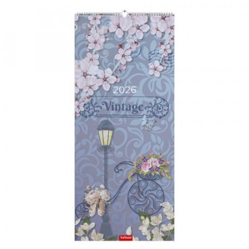 Toptimer Naptár fali tervező Vintage (2026)