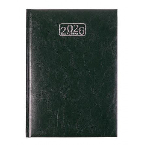 Victoria Office Naptár tervező A5 napi Chrono zöld (2026 évi)