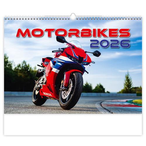 Dayliner Naptár fali Motorbikes (2026)