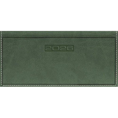 Dayliner Zsebnaptár fekvő elrendezésű Sherwood zöld (2026)