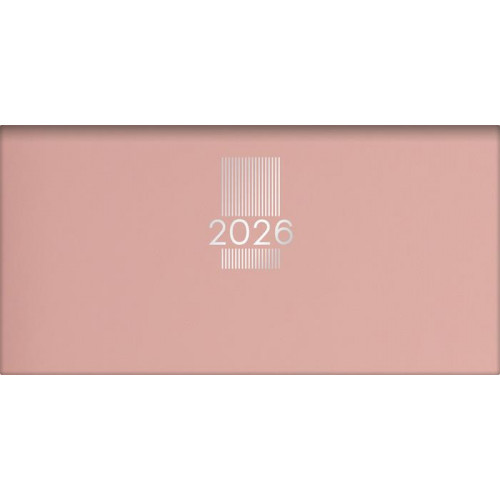 Dayliner Zsebnaptár fekvő elrendezésű MyPastel púder (2026)