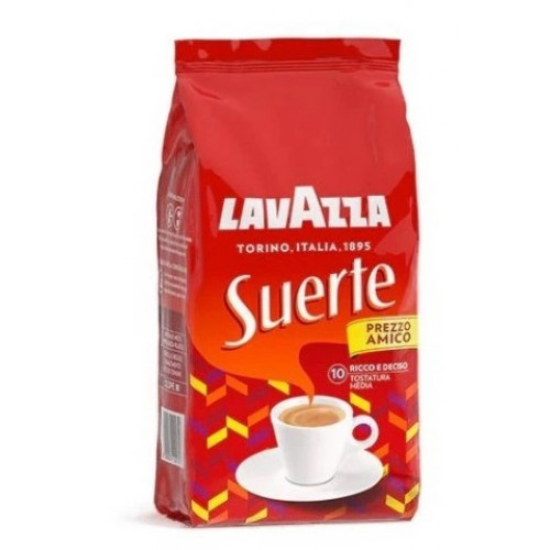 Lavazza Kávé pörkölt szemes 1000g SUERTE (piros)