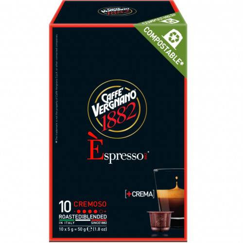 Vergnano Kávékapszula 10db Nespresso kompatibilis Cremoso