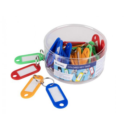 Kulcscímke, kulcsjelölő műanyag 36db/csomag