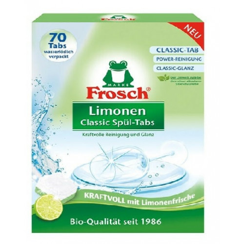 Frosch Mosogatógép tabletta 70db zöldcitrom