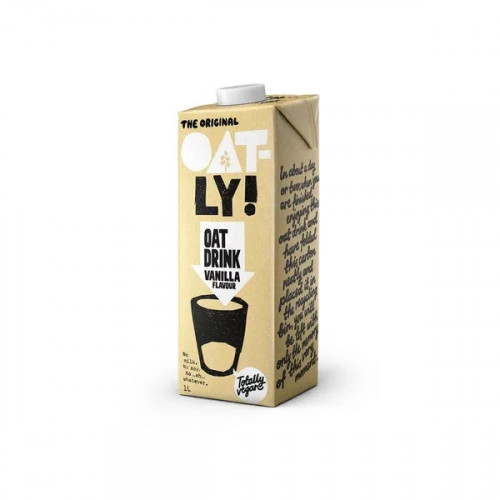OATLY Növényi ital 1l sárgadobozos vanilíás zabital