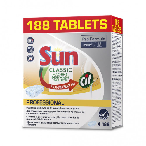 CIF Mosogatógéptabletta 188db Sun Professional