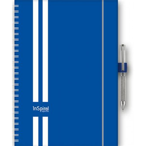 Dayliner Naptár tervező A5 heti InSpiral GT kék-fehér (2027)