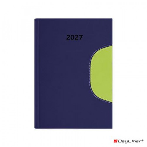 Dayliner Naptár tervező B5 heti Memphis kék-zöld (2027)