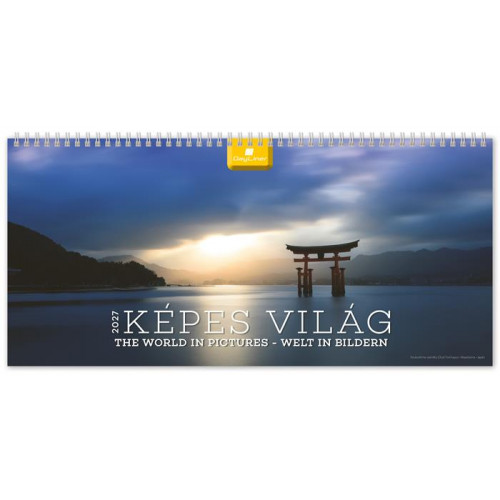Dayliner Naptár asztali álló Képes világ (2027)