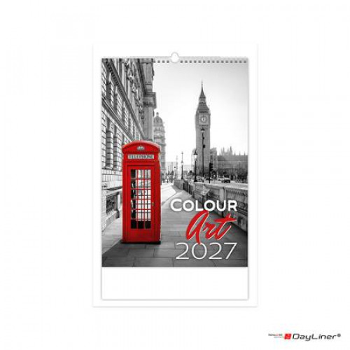 Dayliner Naptár fali Colour Art (2027)
