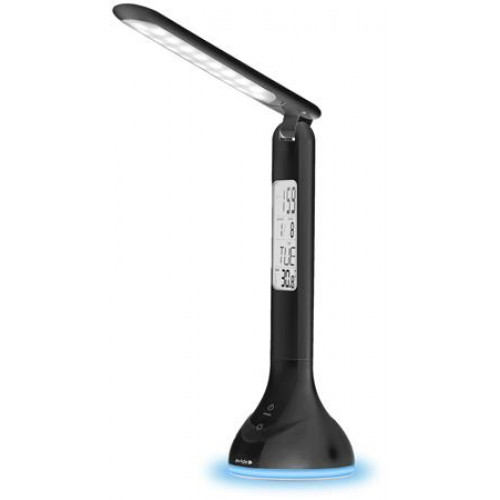 Avide Asztali lámpa LED RGB Naptár funkcióval 4W fekete