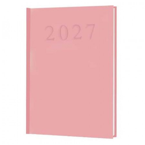 Naptár tervező A5 napi rózsaszín (2027)