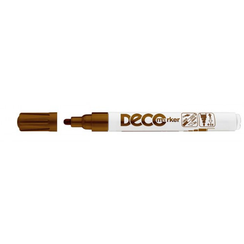 Ico Lakkmarker 2-4mm Decomarker barna