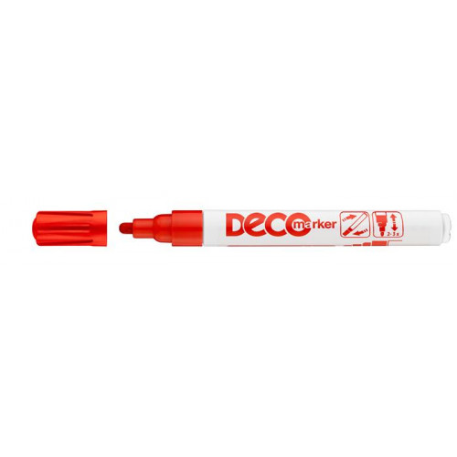 Ico Lakkmarker 2-4mm Decomarker piros