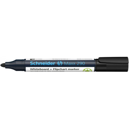 Schneider Tábla- és flipchart marker 2-3mm kúpos Maxx 290 fekete