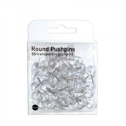 Térképtű gömbefejű 50db átlátszó