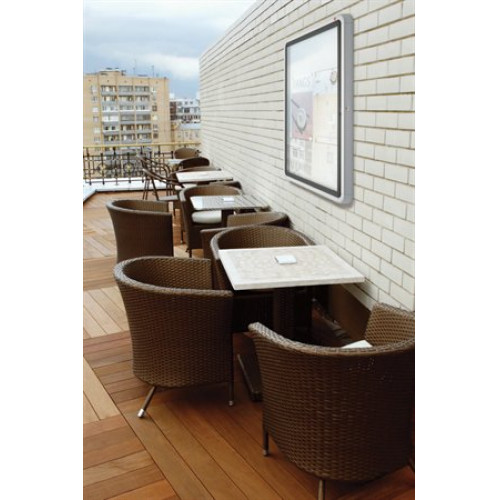 Nobo Vitrin kültéri mágneses álló 8xA4